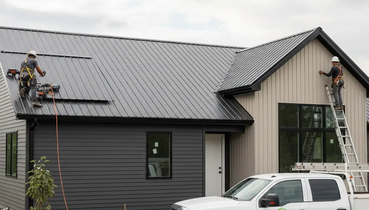 Professional metal roofing installation in Portland, OR by Next Level Exteriors experts