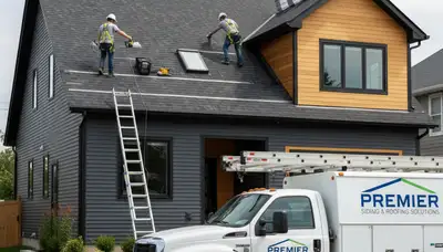 Vinyl siding contractors in Portland OR installing durable exterior panels on a residential home