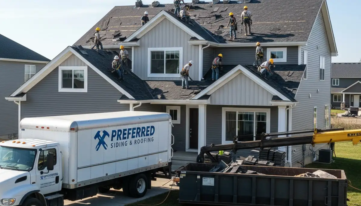 Vinyl siding installation on home exterior by Portland OR contractors | Next Level Exteriors