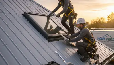 Skylight repair by vinyl siding contractors in Portland OR fixing leaks and cracks