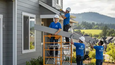 Vinyl siding installation by expert contractors in Portland OR homes
