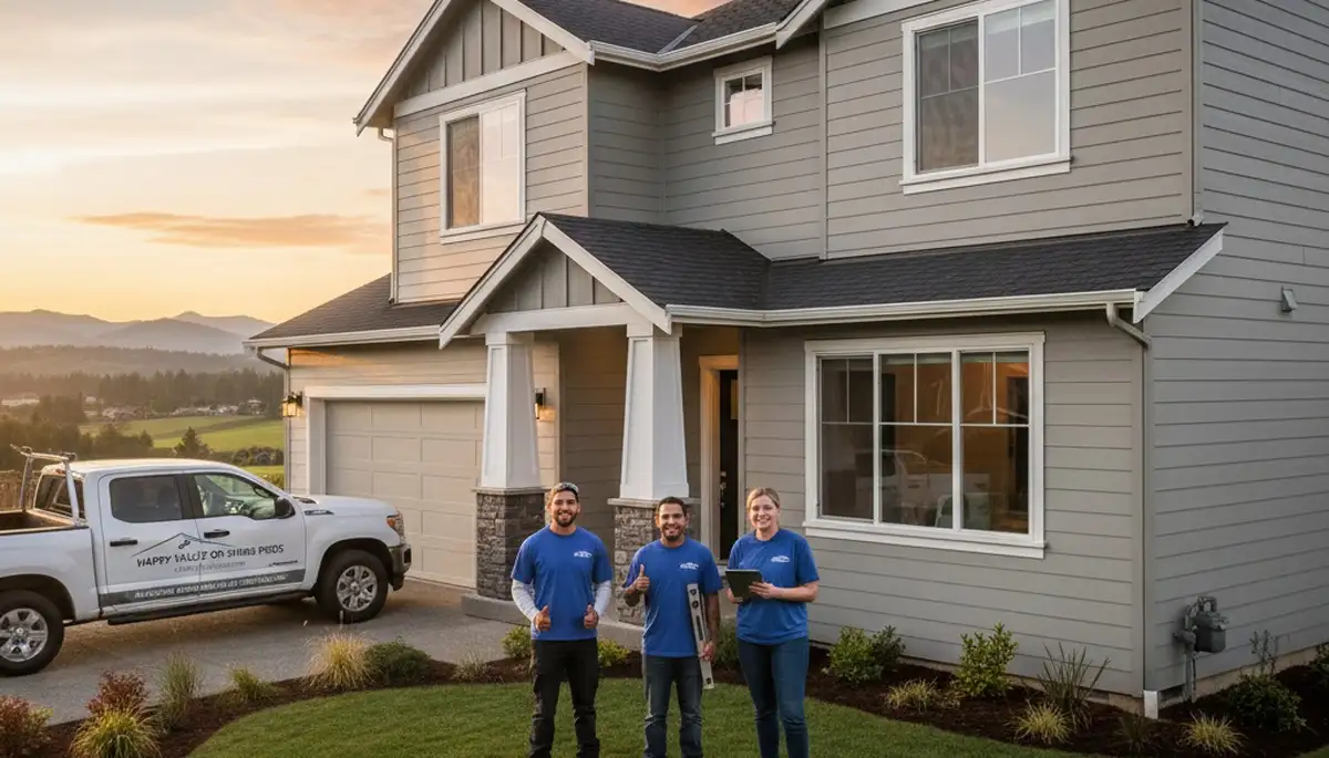Vinyl siding installation by professional contractors in Portland OR homes