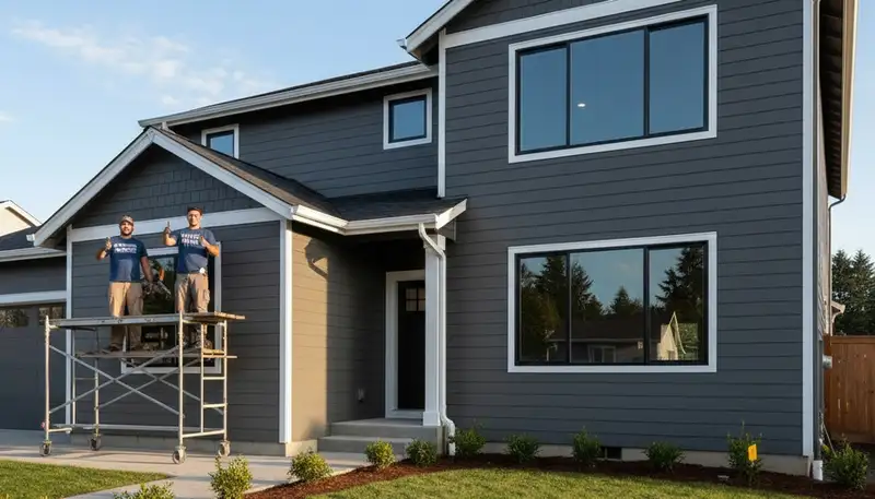 Vinyl siding installation in Portland, OR by Siding Contractors Portland OR