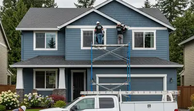 Vinyl siding installation by professional contractors in Portland OR homes