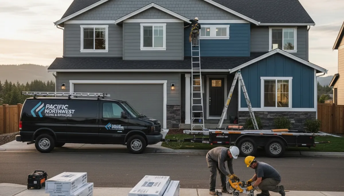 Professional vinyl siding contractors installing durable siding in Portland, OR homes
